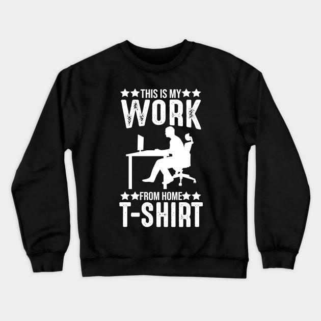 Home Office Shirt Crewneck Sweatshirt by Imutobi